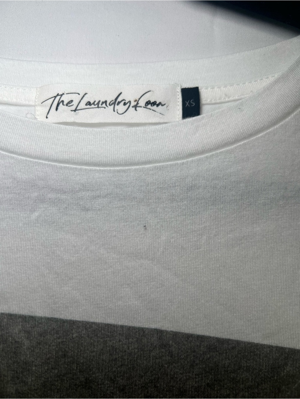 The Laundry Room Spiritual Awakening White Graphic T-Shirt XS Oversized - Picture 4 of 7